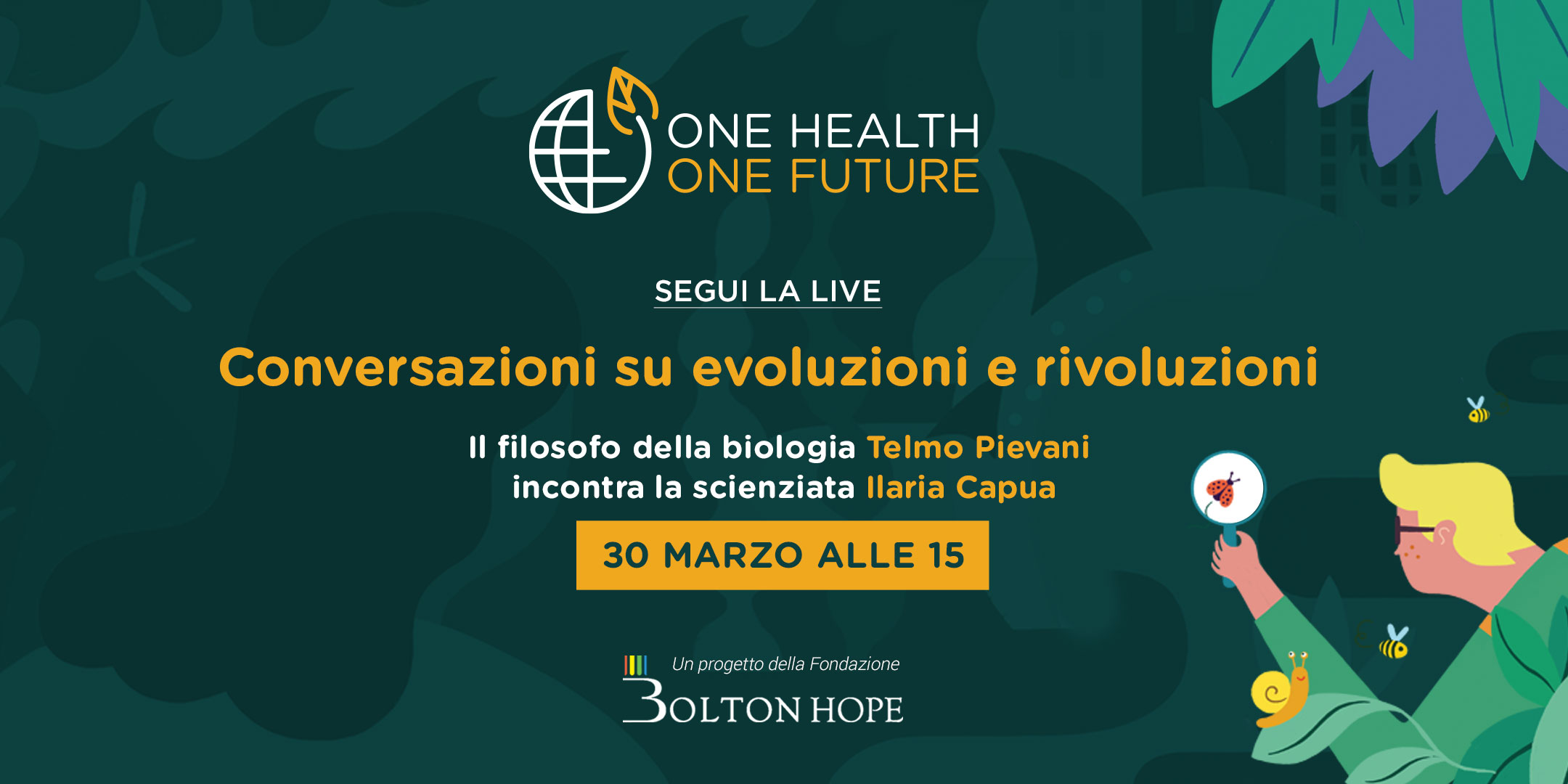 Conversazioni su evoluzioni e rivoluzioni con Ilaria Capua